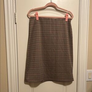 Maurices Black and Brown A-Line Skirt